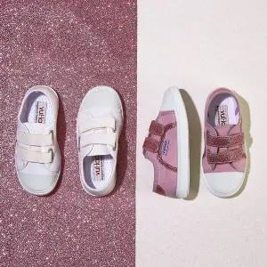 [트래드후스](센텀시티점)[불라디]투스트랩 글리터 스니커즈 여아,남아 캔버스 스니커즈 2059(핑크,화이...