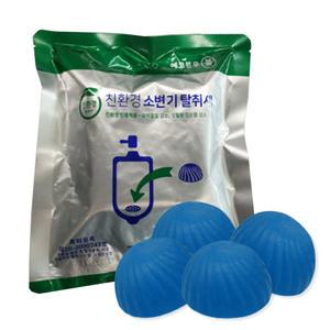 에코씨 에코블루 소변기탈취제 볼 75g 4개입 x 10개(40개) 세정제 요석 악취 제거