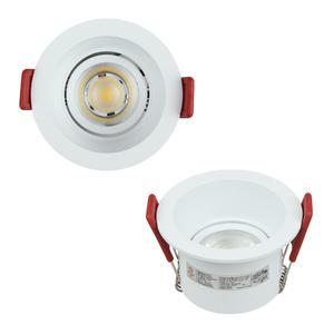 더쎈 LED 에코 모어 2인치 COB 일체형 5W 움푹 매입등 다운라이트 각도조절 플리커프리