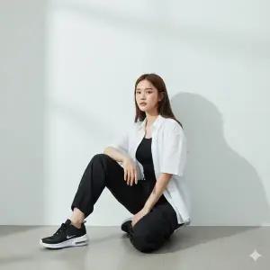 [나이키]국내매장판 나이키 에어맥스 엑시스 운동화 블랙화이트 AA2168-002