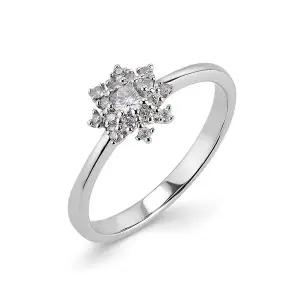 [도로시] 18k 스노우 다이아몬드 반지_현대감정