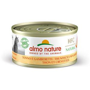 알모네이쳐 HFC 내츄럴 캣 참치와 새우 70g