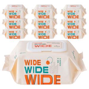 미엘 더와이드 물티슈 60매 10팩 대형물티슈