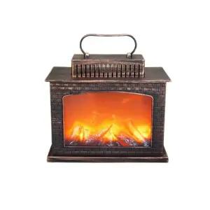 [텐바이텐]엔틱 손잡이 벽난로 불멍 LED 조명 무드등 인테리어