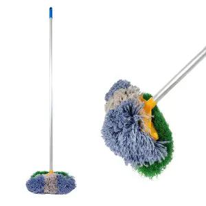 제이오마켓 양면차솔 고급 알루미늄봉150cm/목욕탕 수영장 수족관 벽면 바닥 세차 브러쉬 막대 청소 솔