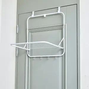 [모던하우스] ON 문걸이형 간이 빨래 건조대 white