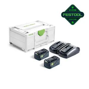 페스툴 에너지세트(SYS+18V 5.0배터리2개+TCL6DUO충전기) (577078)