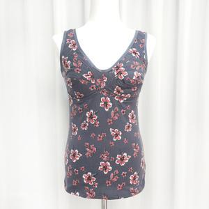 D93 플라워 기모 브라 런닝 브라탑나시 노와이어 겨울 보온 여성 여자 속옷