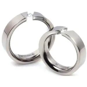 T-707 CO 티타늄 커플링 반지 이니셜무료 무료배송 맞춤제작 평생AS