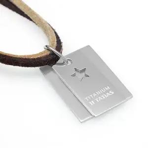 TSP-506 티타늄 스타 펜던트 목걸이 무료배송 평생AS