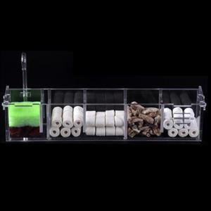 걸이식 아크릴 박스 상면여과기 5자 투명 수조여과재 스펀지 어항 버블