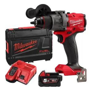 밀워키 M18 FPD3-501X 충전 해머드릴 GEN4 4세대 18V 5.0Ah 배터리 1개 세트