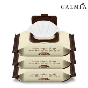 칼미아 오트밀 테라피 클렌징티슈 120매 x3개 /저자극 당김없는 클렌징티슈