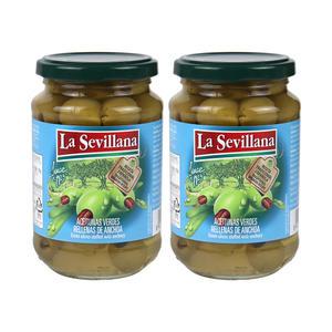 라세빌라나 엔초비 그린올리브 370g x 2개