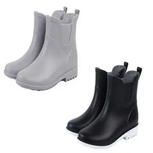 [오노마] ONM 여성 장마철 눈올때 레인부츠 스노우 단목 고무장화 (S11575914)
