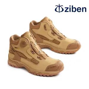 지벤 6인치 안전화 사막화 ZB-233 천연소가죽 방수 다이얼 작업화  건설화 현장화