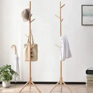 우드 스탠드옷걸이행거 원룸자취방행거 WE51BAC