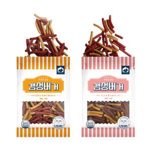 펫러닝 갬성버거 치즈버거 100g