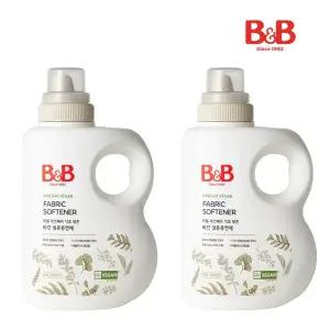 비앤비 비건 세탁 섬유유연제 용기형 2입 (저자극/순한성분)_K153