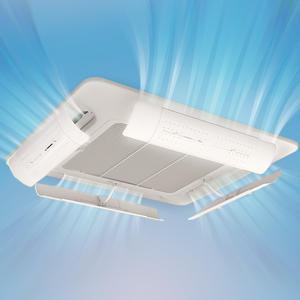 윈가드 에어컨바람막이 천장형 시스템 벽걸이 에어컨 윈드바이저 4개 무타공 바람 가드 가림막