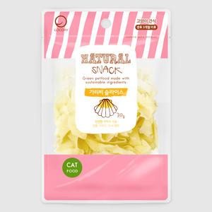 굿데이 고양이간식 네츄럴스낵 가리비슬라이스 30g