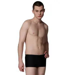 랠리 솔리드 스퀘어 숏사각 탄탄이 [블랙] 남자 실내수영복 OSMR712 BLK