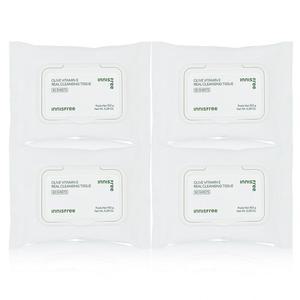 [이니스프리] 이니스프리 올리브 비타민 E리얼 클렌징 티슈 30매 4개