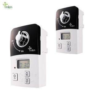 간편설치 자동차단 가스차단기 부저형 블랙/가스감지기 가스경보기 도시가스타이머