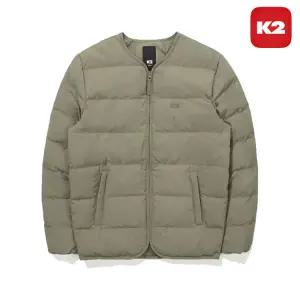 가을 겨울 간절기 남성 패딩 경량 U넥 슬림 다운 GMU24581K7IGN