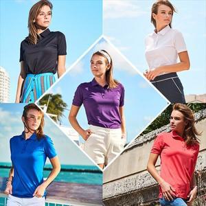 [그렉노먼] 여성 폴리스판 카라넥 반팔티셔츠 5종세트