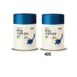 굿 밸런스 고양이 짜먹는 간식 참치 치킨 60P 2개