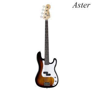 아스터 입문용 베이스기타 AJ-40SB(썬버스트) / 입문용 연습용 연주용 풀구성품