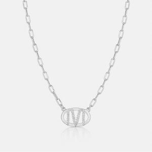 [메트로시티 주얼리] 아넬로 실버 화이트 네크리스 A223SN1016WPA