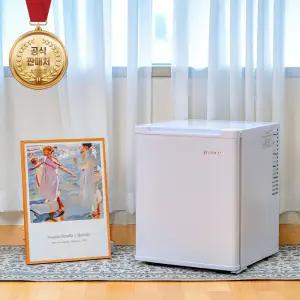 무소음냉장고 소형 미니 화장품 사무실 병원 호텔 모텔 기숙사 음료보관 28L 프리스