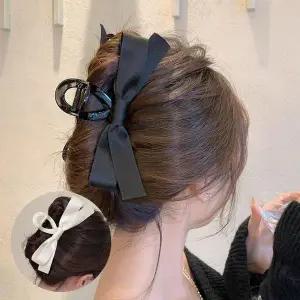 [셀러허브]여성 올림머리 빅 포인트 리본 헤어 집게핀 (S19285949)