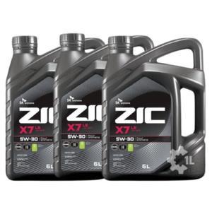 SK 지크 엔진 X7 LS 5W30 6L x3개 /AWS
