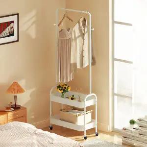 아트박스/가구느낌 하피행거 440 철제 스탠드 이동식 옷걸이