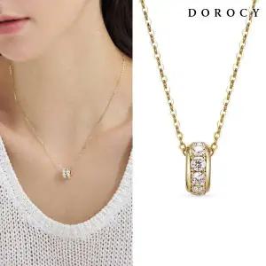 [도로시] 14k 모이사나이트 샤인 모아링 펜던트_레일