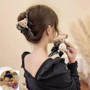 봉제인형 집게 머리핀 곰삔 베어삔 빅사이즈헤어집게핀 머리집게핀 여성올