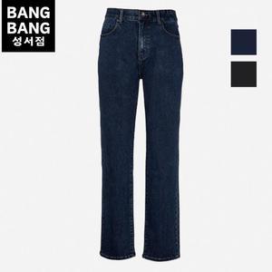 뱅뱅 HC04 겨울남성 밑위긴 여유일자 스판청바지 남녀공용 인밴드 롱기장 기모 슬림