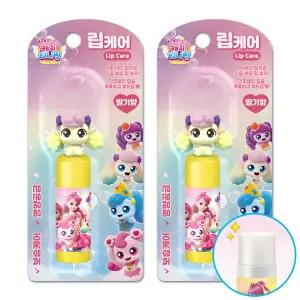 캐치티니핑 어린이 캐릭터 립케어 3.8g 입술 보습 피규어 립밤 딸기향 (포실핑 2개)