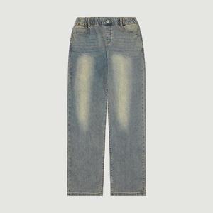 [행텐주니어]행텐틴즈 세이브존07 데님 팬츠 공용 백브러쉬 약기모 와이드핏 (세이브존 울산 (S23625848)