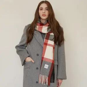 [엘르](신세계 사우스시티)프렌즈 롱 체크 머플러 SE44MP305