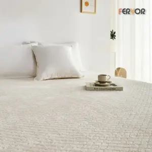 퍼보 엠보싱 극세사 침대패드 논슬립 K킹 160x200