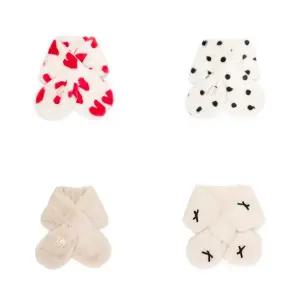 [래핑차일드](마산점)24FW 하트패턴,도트패턴,몽글 ,리본 머플러 84C29-843