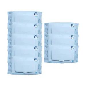 베베숲 비데티슈 화장실용 물티슈 48매 캡형 8팩