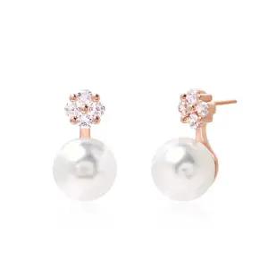 14K G.F 풀프리 진주 귀걸이(8mm) EA 1647