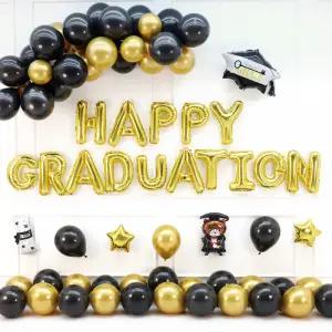 졸업 풍선 풀 장식 세트 (D) 축하 파티 소품