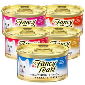 팬시피스트 화이트라벨 고양이 주식캔 5종콤보 85g x 24개