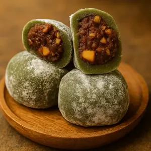 견과류와 함께 영양 견과류 찹쌀떡 100g x 20개입 굳지않는 왕찹쌀떡 쑥떡